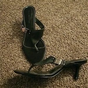 Tommy Hilfiger leather sandal heels
